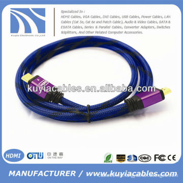 Cable amarillo HDMI a HDMI de alta calidad para HDTV